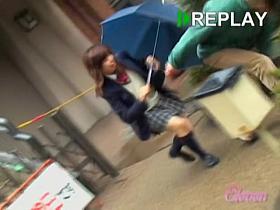 Japan sharking attack with amiable cute bimbo being caught off her guard