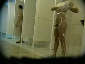 Incredible shower voyeur spy cam video