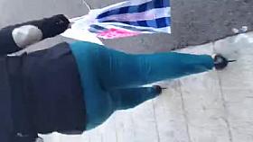 Super fat Mexican ass in motion