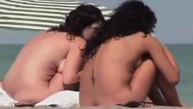 nude beach with fat broads 2