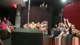 Cfnm whipped cream blowjob for strippers