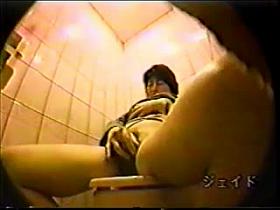 Japanese toilet masturbating hidden cam 4