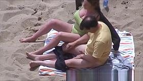 Horny Couple Greek Beach Voyeur