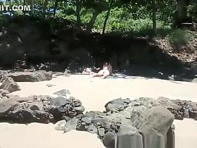 Voyeur secretly films woman in bikini sunbathing