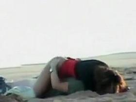 Beach Sex Video with Horny Young Amateur Couple