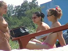 Real beach voyeur video of hot teen sluts