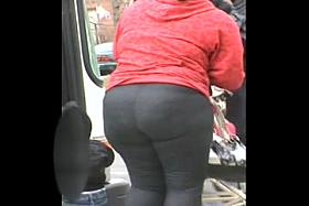 BBw Rican Booty Culo Ass(Bus Stop)