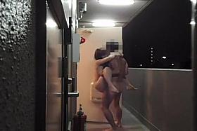 Asian Couple make love in bathroom 2014091802