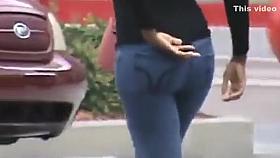 Candid Ebony and Latina street ass