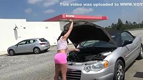 Best Orgasm at the Gas Station