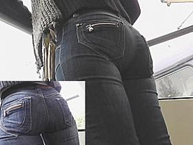Tasty a-hole in hawt constricted jeans