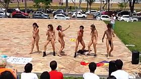 Naked public protest