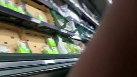 Asian amateur pokies at the grocery store