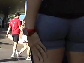 Beautiful ass in the shorts