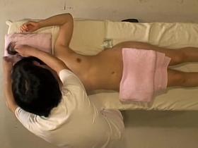 Great Japanese sex caught by a hidden cam in massage room