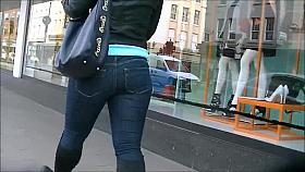 Candid tight jeans and boots