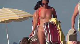 Big Butt Shaved Pussy Curvy Milfs Beach Voyeur HiddenSpy Cam