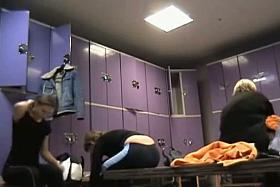 Amateur females in the dressing room got on spy cam