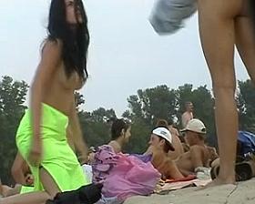 Beach Buddies Voyeur Clip