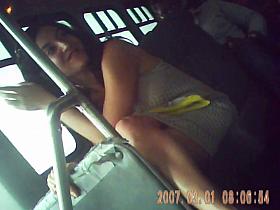 cuban lady legs on bus