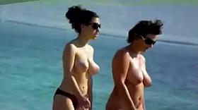 Nude beach big tits