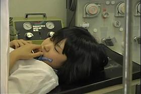 Teen gal from Japan got her slit fingered at a clinic