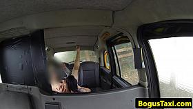 Posh euro amateur assfucked in bogus taxi