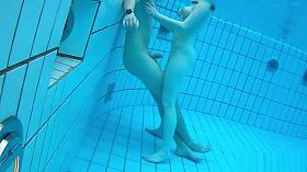 Horny Nudist Couples Underwater Pool Hidden Spy cam Voyeur 3