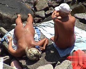 Nude Beach. Voyeur Video 317