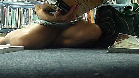 Hot MILF Upskirt in the Library - Part 2