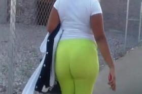 Phat Ass Booty in Green Sweats