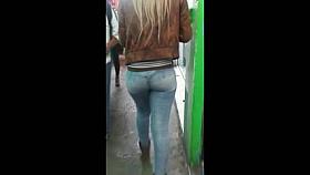 Tight butt in tight jeans