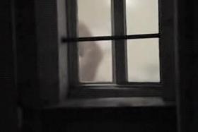 Peeking the nude amateur bimbo in the window