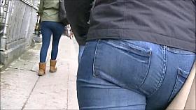 Candid tight teen jeans
