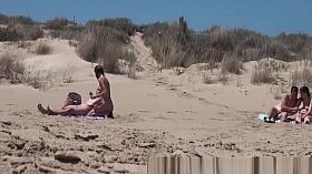 Sunbathing Nudist Beach Two Couple Fuck Hidden Cam