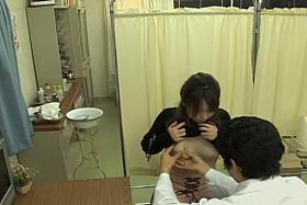 Nice butt Asian slut takes a perverted and hot Gyno exam