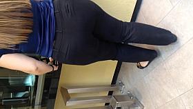 Big booty Mexican in black jeans