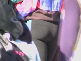 I found a tiny candid ass and shot it in the crowd 05zi