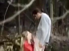 Couple Filmed by Friend Fucking in the Woods