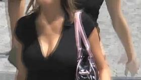 breasty in the street