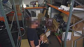 Hot blonde MILF hammered by pawn keeper