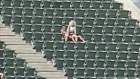 Couple Having Sex At The Stadium
