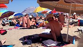 Cap d'Agde nude beach voyeur's point of view