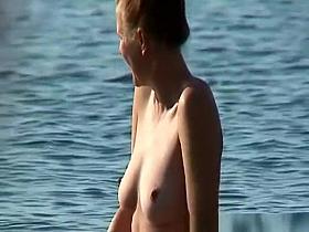 Trimmed and shaved small breast nudists