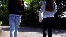 Candid - 2 Sexy Teen Asses