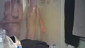 Two Girls Shower Together on Hidden Camera