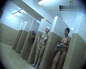 Hidden cameras in public pool showers 855