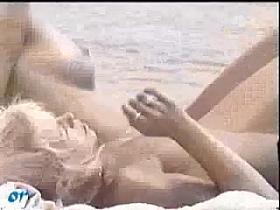 Hidden cam - topless bitches on beach