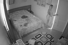 Super sexy women undresing in her bedroom