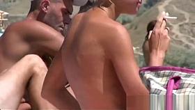 Spying on naked teenagers on the nude beach